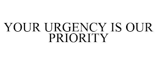 YOUR URGENCY IS OUR PRIORITY