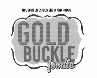 HOUSTON LIVESTOCK SHOW AND RODEO GOLD BUCKLE FOODIE