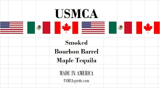 USMCA SMOKED BOURBON BARREL MAPLE TEQUILA MADE IN AMERICA USMCASPIRITS.COM