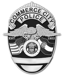 COMMERCE CITY POLICE EST. 1952 STATE OF COLORADO NIL SINE NUMINE 1876