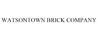 WATSONTOWN BRICK COMPANY