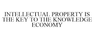 INTELLECTUAL PROPERTY IS THE KEY TO THE KNOWLEDGE ECONOMY