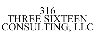 316 THREE SIXTEEN CONSULTING, LLC