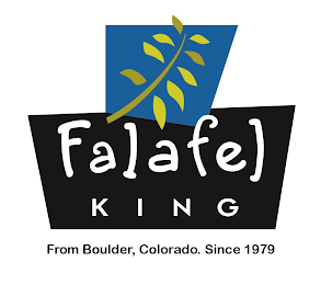 FALAFEL KING FROM BOULDER, COLORADO. SINCE 1979