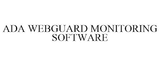 ADA WEBGUARD MONITORING SOFTWARE