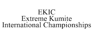 EKIC EXTREME KUMITE INTERNATIONAL CHAMPIONSHIPS