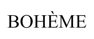 BOHÈME