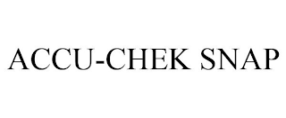 ACCU-CHEK SNAP