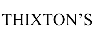 THIXTON'S