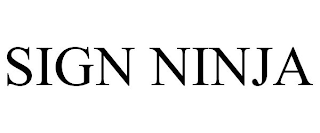 SIGN NINJA