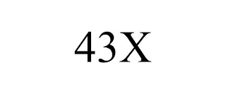 43X
