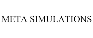 META SIMULATIONS