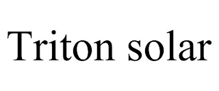 TRITON SOLAR