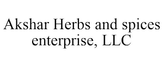 AKSHAR HERBS AND SPICES ENTERPRISE, LLC