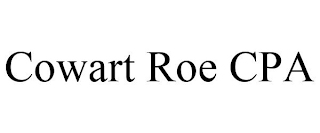 COWART ROE CPA