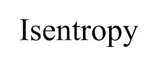 ISENTROPY