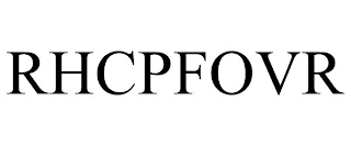 RHCPFOVR