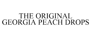 THE ORIGINAL GEORGIA PEACH DROPS