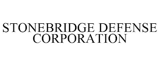 STONEBRIDGE DEFENSE CORPORATION