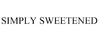 SIMPLY SWEETENED