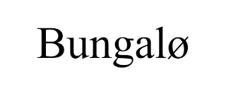 BUNGALØ