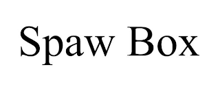 SPAW BOX