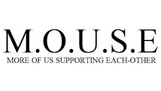 M.O.U.S.E MORE OF US SUPPORTING EACH-OTHER