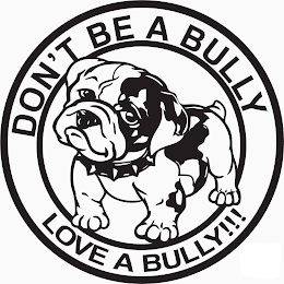 DON'T BE A BULLY LOVE A BULLY!!!