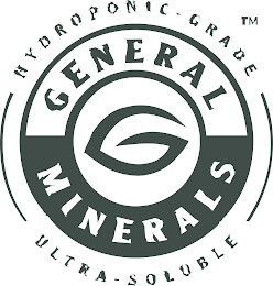 HYDROPONIC - GRADE GENERAL MINERALS ULTRA - SOLUBLE