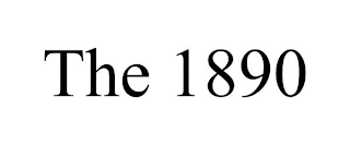 THE 1890