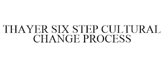 THAYER SIX STEP CULTURAL CHANGE PROCESS