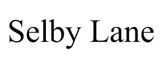 SELBY LANE
