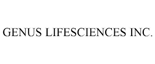 GENUS LIFESCIENCES INC.