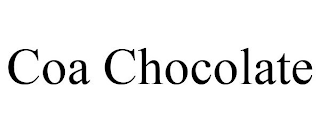 COA CHOCOLATE