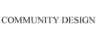 COMMUNITY DESIGN