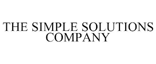 THE SIMPLE SOLUTIONS COMPANY