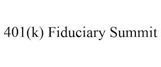 401(K) FIDUCIARY SUMMIT