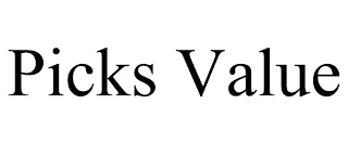 PICKS VALUE