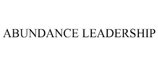 ABUNDANCE LEADERSHIP