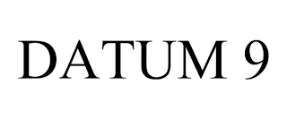 DATUM 9