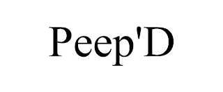 PEEP'D