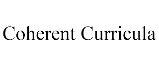 COHERENT CURRICULA