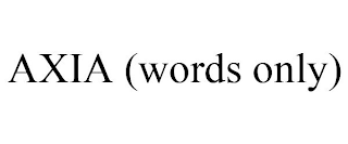 AXIA (WORDS ONLY)