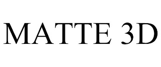 MATTE 3D