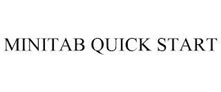 MINITAB QUICK START