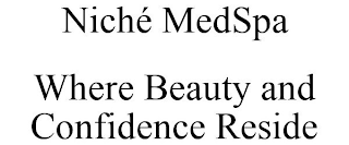 NICHÉ MEDSPA WHERE BEAUTY AND CONFIDENCE RESIDE