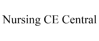 NURSING CE CENTRAL
