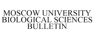 MOSCOW UNIVERSITY BIOLOGICAL SCIENCES BULLETIN