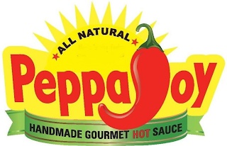 ALL NATURAL PEPPAJOY HOMEMADE GOURMET HOT SAUCE