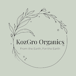 KOZGRO ORGANICS, LLC FROM THE EARTH, FOR THE EARTH